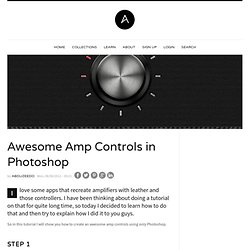 Awesome Amp Controls in Photoshop