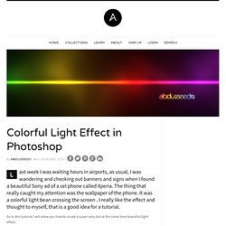 Colorful Light Effect in Photoshop