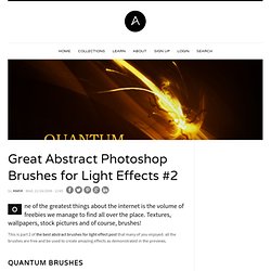 Great Abstract Photoshop Brushes for Light Effects #2
