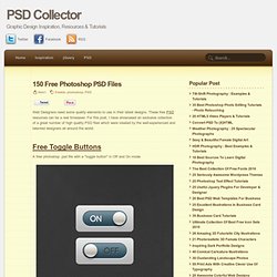 150 Free Photoshop PSD Files