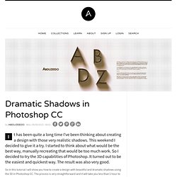 Dramatic Shadows in Photoshop CC