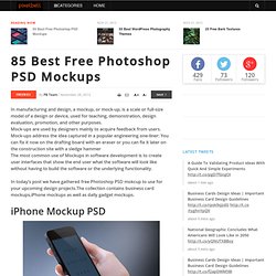 85 Best Free Photoshop PSD Mockups