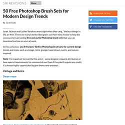 50 Free Photoshop Brush Sets for Modern Design Trends