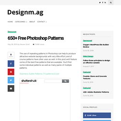 650+ Free Photoshop Patterns