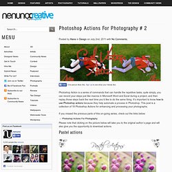 Photoshop Actions For Photography # 2