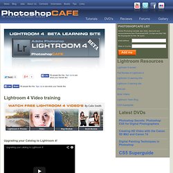 Photoshop Lightroom 4 videos at PhotoshopCAFE. Lightroom 4 learning site.