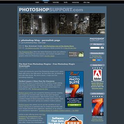The Best Free Photoshop Plugins - Free Photoshop Plugin Downloads