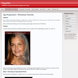 Photoshop Tutorials - Age Progression