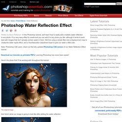 Photoshop Water Reflection Effect