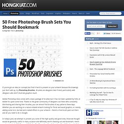 50 Free Photoshop Brush Sets You Should Bookmark