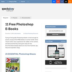 11 Essential Photoshop E-Books Amazingly Free