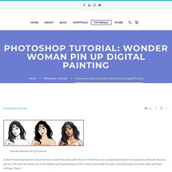 Photoshop Tutorial: Wonder Woman Pin Up Digital Painting » The Art of Roberto Campus - fantasy art, photoshop and wacom tutorials, digital illustration tips
