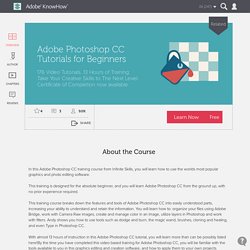Adobe Photoshop CC Tutorials for Beginners