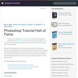 The Best Photoshop Tutorials