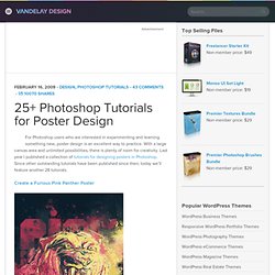 25+ Photoshop Tutorials for Poster Design
