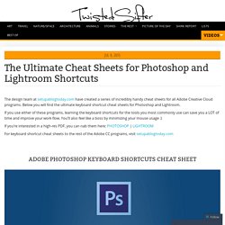 The Ultimate Cheat Sheets for Photoshop and Lightroom Shortcuts