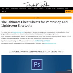 The Ultimate Cheat Sheets for Photoshop and Lightroom Shortcuts