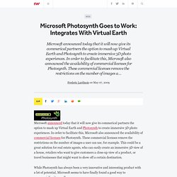 Microsoft Photosynth Goes to Work: Integrates With Virtual Earth