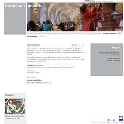 Ecole du Louvre : Photothèque