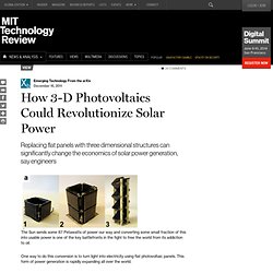 How 3-D Photovoltaics Could Revolutionize Solar Power 