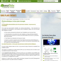 Photovoltaïque, le bon plan énergie Page 3 de 4