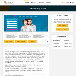 Open Source PHP Dating Script, Dating Software - i-Netsolution