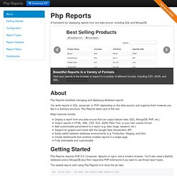 Php Reports