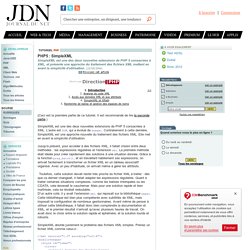 PHP5 : SimpleXML - JDN Développeurs