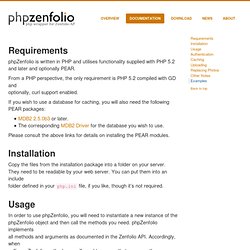 PHP Wrapper for the Zenfolio API