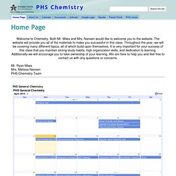 PHS Chemistry