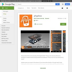 Phyphox - Apps on Google Play