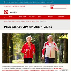 Physical Activity for Older Adults
