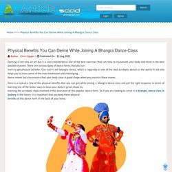 Physical Benefits You Can Derive While Joining A Bhangra Dance Class