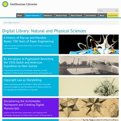 Digital Library: Natural and Physical Sciences