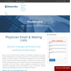 Physician Email Database USA