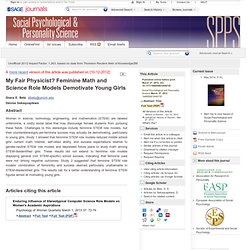 My Fair Physicist? Feminine Math and Science Role Models Demotivate Young Girls
