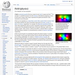 Field (physics)