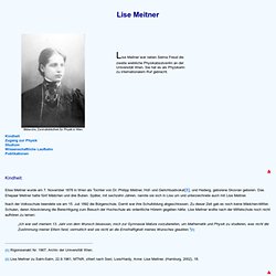 Physikerin - Lise Meitner