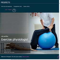 Exercise physiologist job profile
