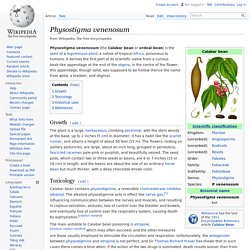 Physostigma venenosum