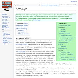 Pi-WiringPi — MCHobby - Wiki