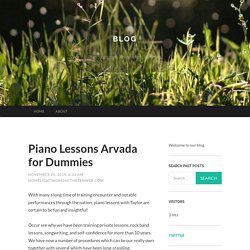 Piano Lessons Arvada for Dummies