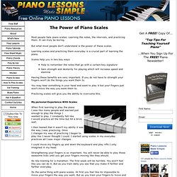 Piano Scales
