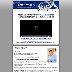 Piano System » Learn How To Play Piano By Ear!