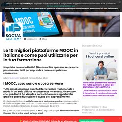 Le 10 migliori piattaforme MOOC in italiano e come puoi utilizzarle per la tua formazione