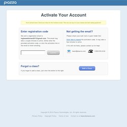 Piazza - The New Way to Q&A, For Classrooms