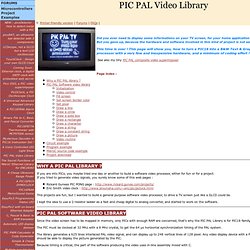 PIC PAL Video Library