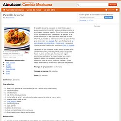 Picadillo de carne