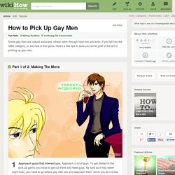 How to Pick Up Gay Men
