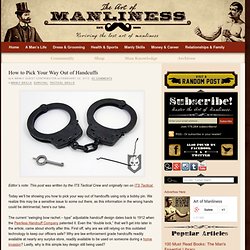 How to Pick Your Way Out of Handcuffs